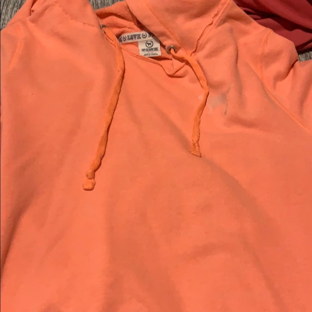 Pink hoodie